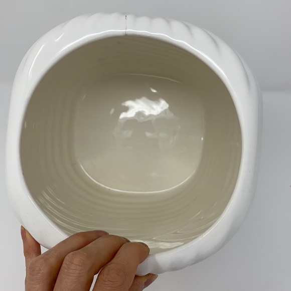 Parox White Art Deco Vintage 80s Large Vase - Picture 3 of 17